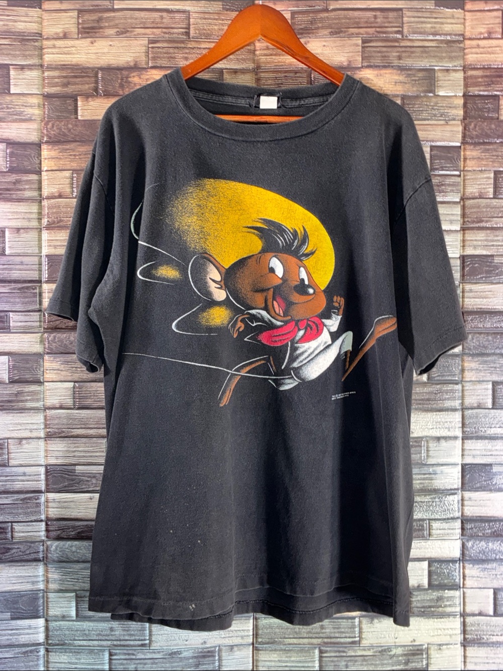 Vintage 97’ Changes Black Graphic Speedy Gonzalez Short Sleeve XL T-Shirt